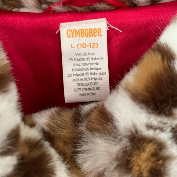 Gymboree faux fur leopard coat - Picture 3 of 3